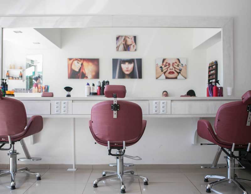 Hair salon interior