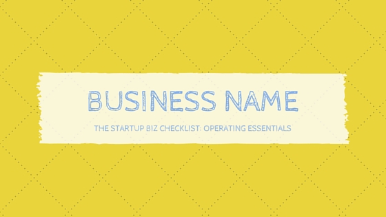 Last week, we launched our first Startup Biz Chat on Twitter. Our president, Tom Feary, answered questions regarding to naming your business.