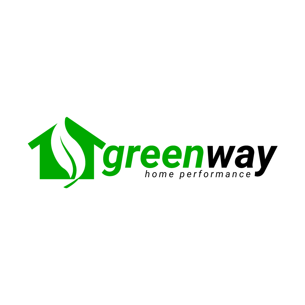 Green home environmental logo